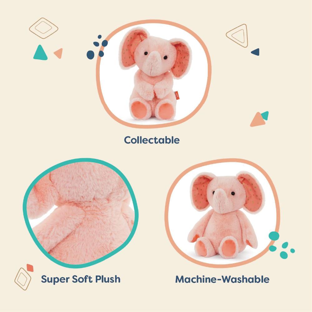 BX2047Z@B. CLASSIC PLUSH ELEPHANT - PINK