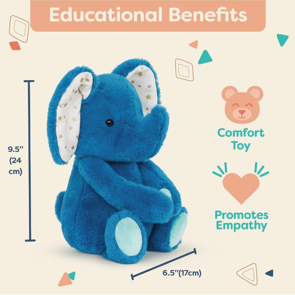 BX2046Z@B. CLASSIC PLUSH ELEPHANT - BLUE