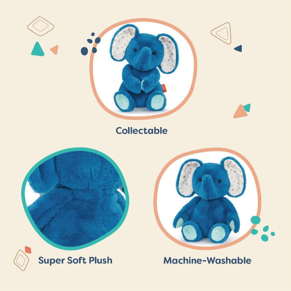 BX2046Z@B. CLASSIC PLUSH ELEPHANT - BLUE