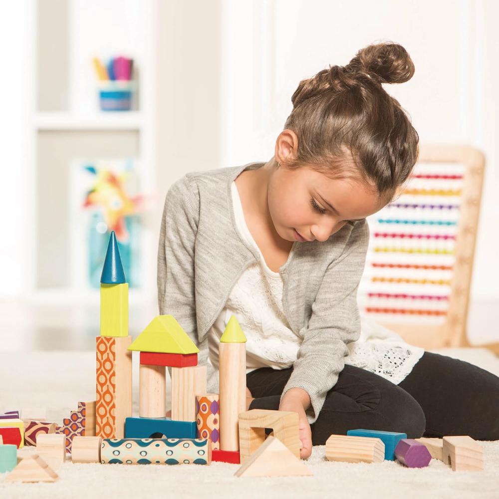 BX1361@40PCS WOODEN BLOCKS IN A BAG