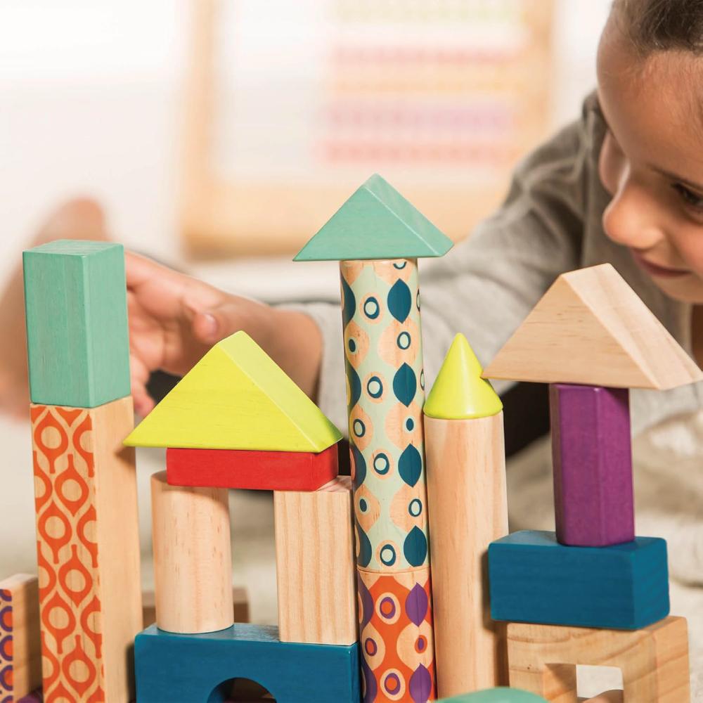 BX1361@40PCS WOODEN BLOCKS IN A BAG
