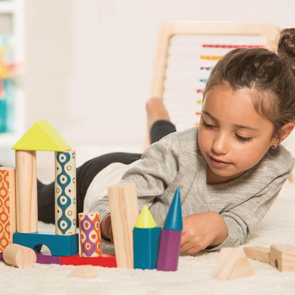 BX1361@40PCS WOODEN BLOCKS IN A BAG