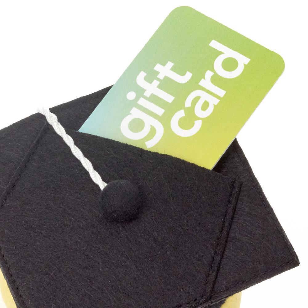 Hallmark Smiley Face in Grad Cap Plush Gift Card Holder