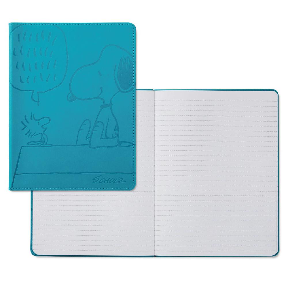 Peanuts® Snoopy and Woodstock Faux Leather Notebook