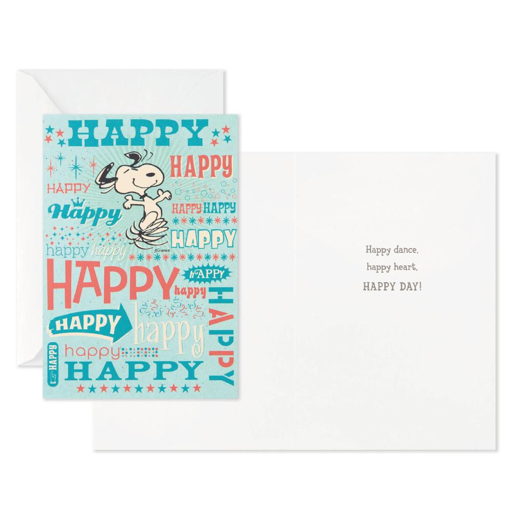 Peanuts® Snoopy Assorted Birthday Cards, Pack of 12