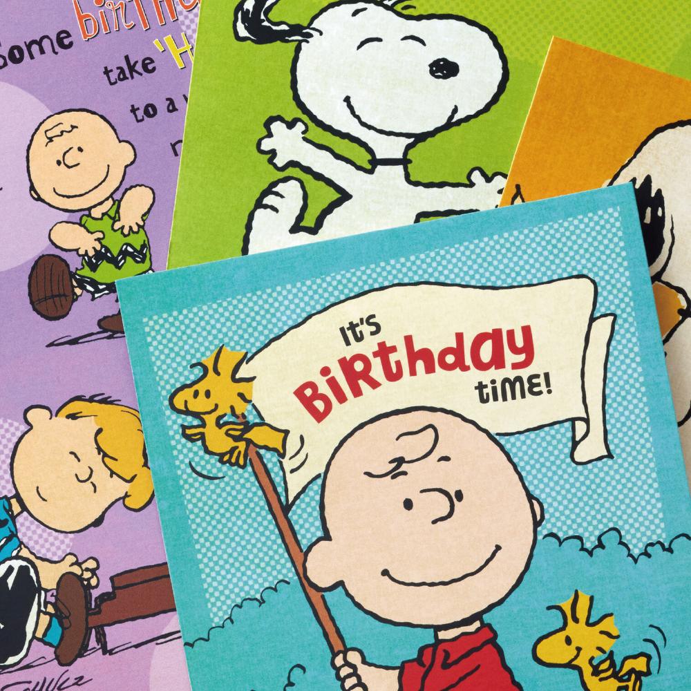 Peanuts® Birthday Blessings Religious Boxed Birthday Cards Assortment, Pack of 12