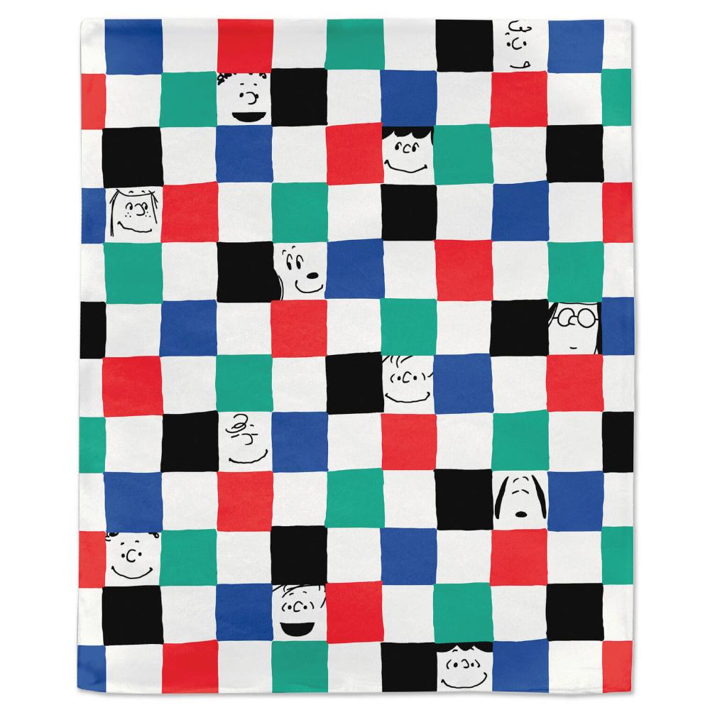 Peanuts® Gang Checkered Throw Blanket, 50