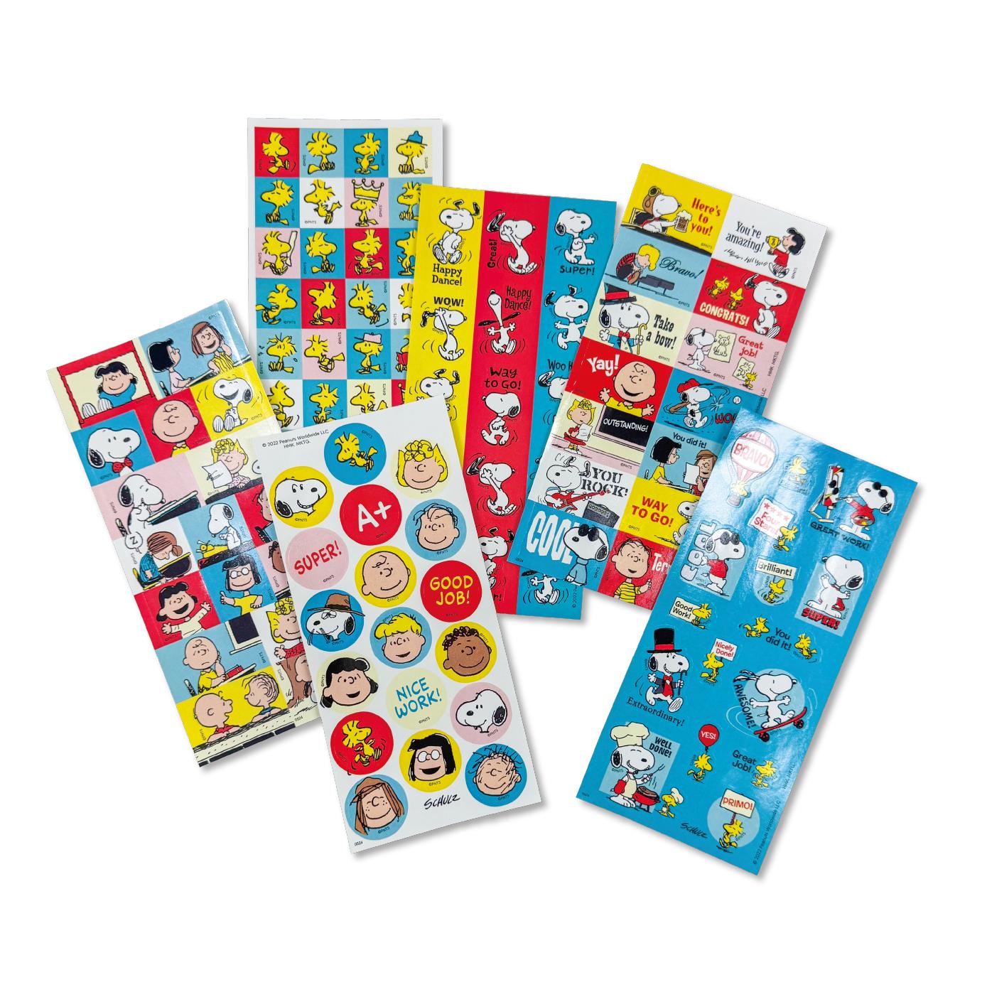 @Peanuts® Reward Shingle Stickers
