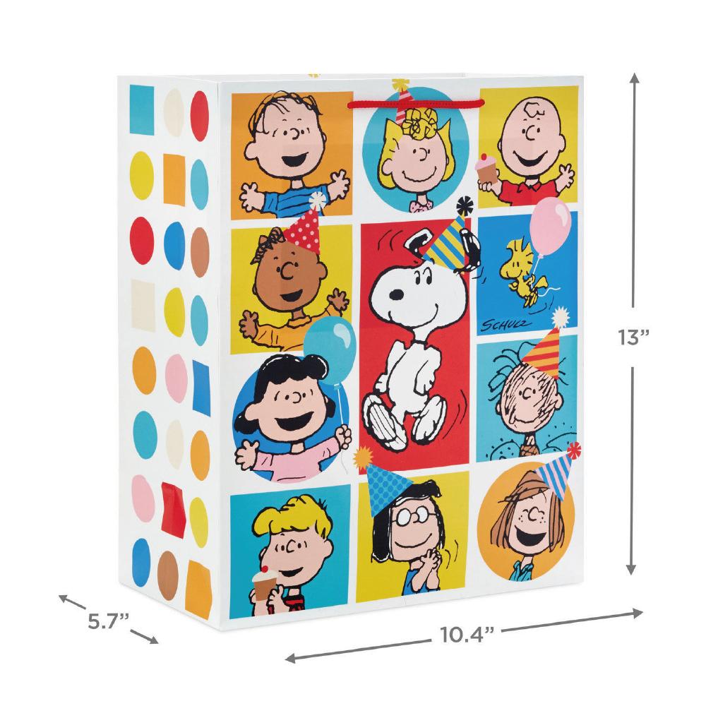 Peanuts® Gang Large Birthday Gift Bag 13
