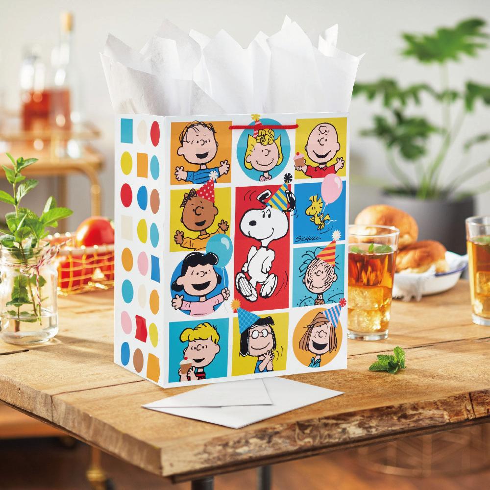 Peanuts® Gang Large Birthday Gift Bag 13