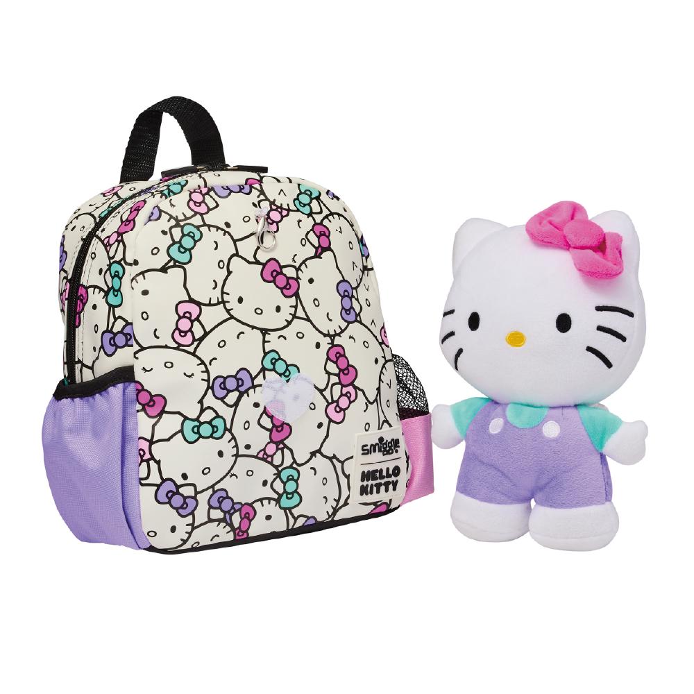 Smiggle Hello Kitty Teeny Tiny Backpack With Detachable Plush Toy