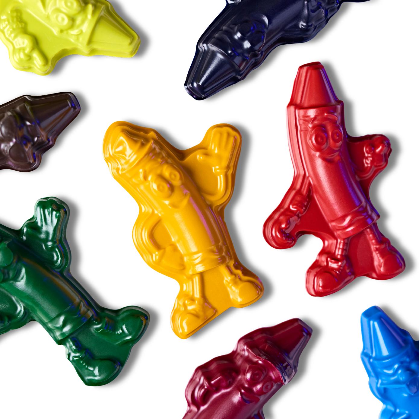 Limited Edition Character Shaped Crayons, 8 Count