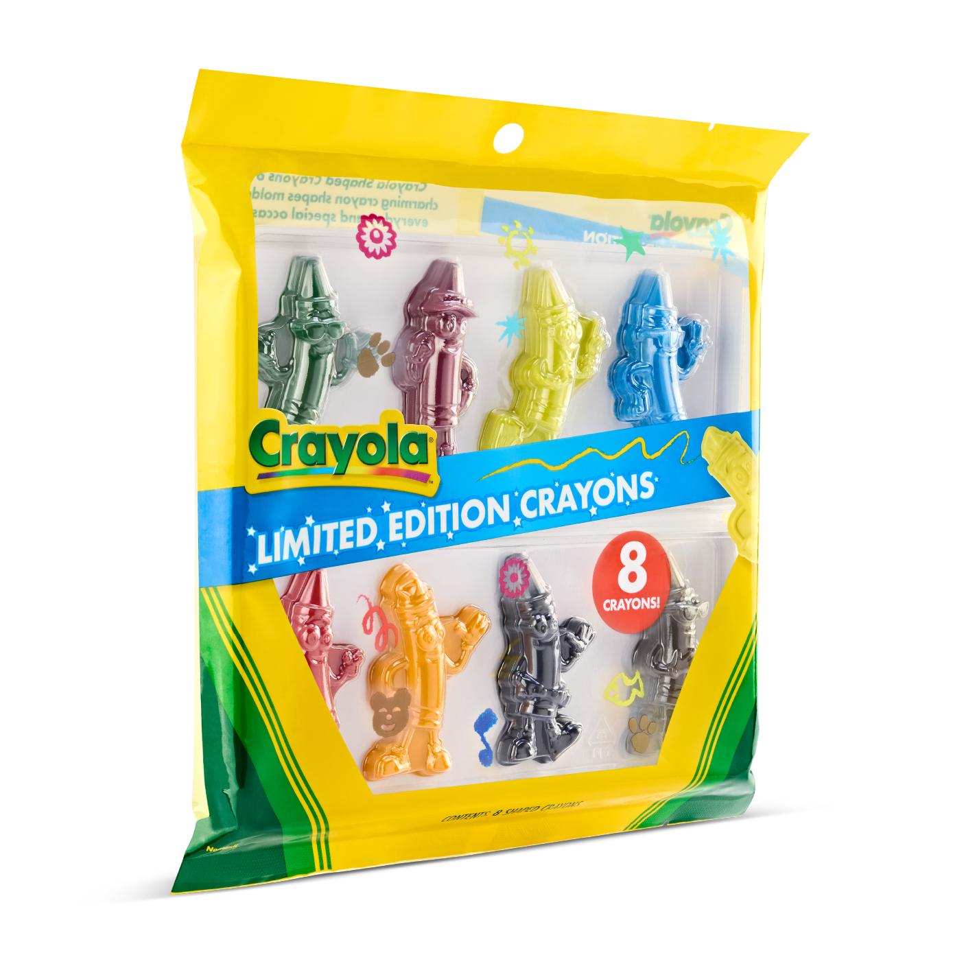 Limited Edition Character Shaped Crayons, 8 Count