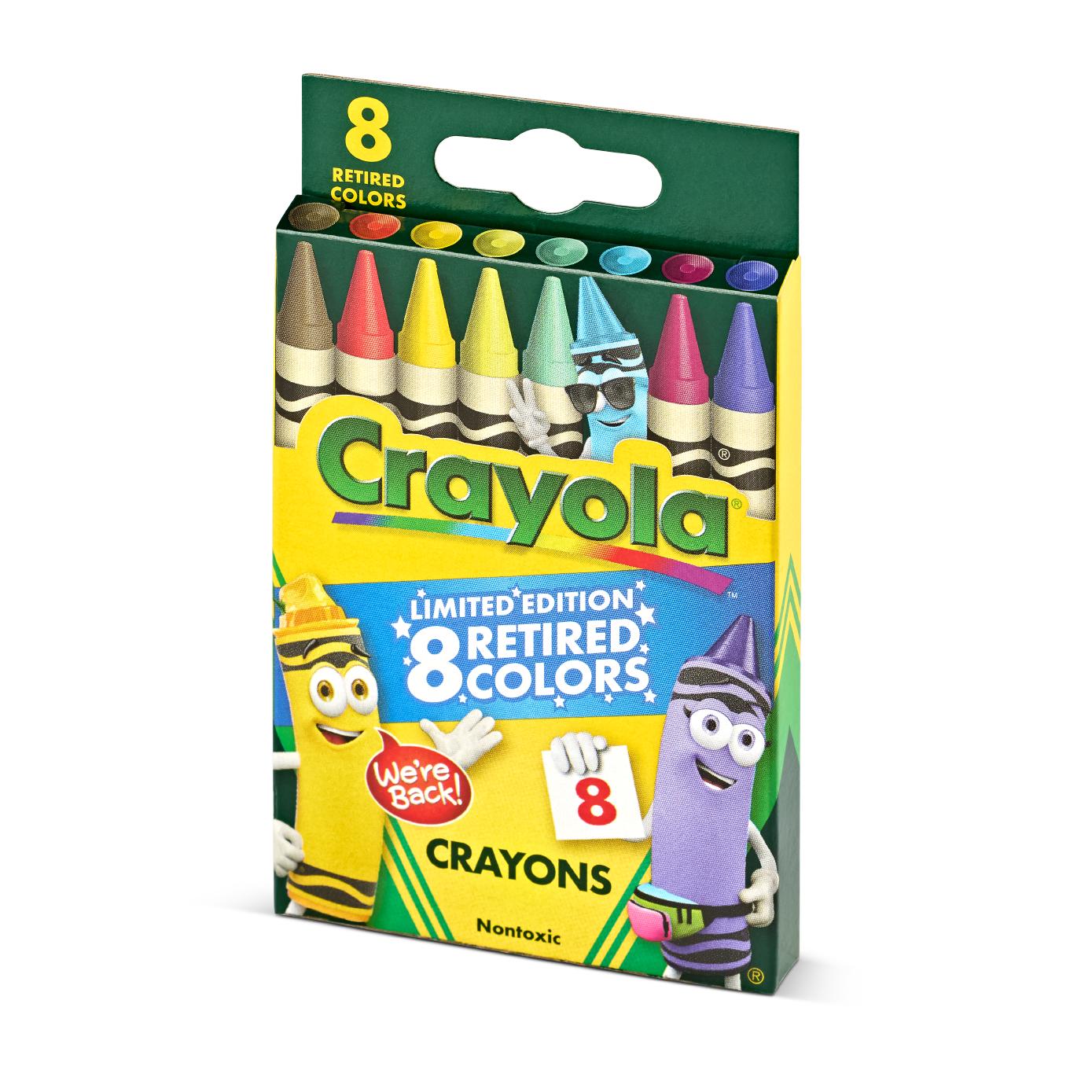 Limited Edition Retired Crayons, 8 Count
