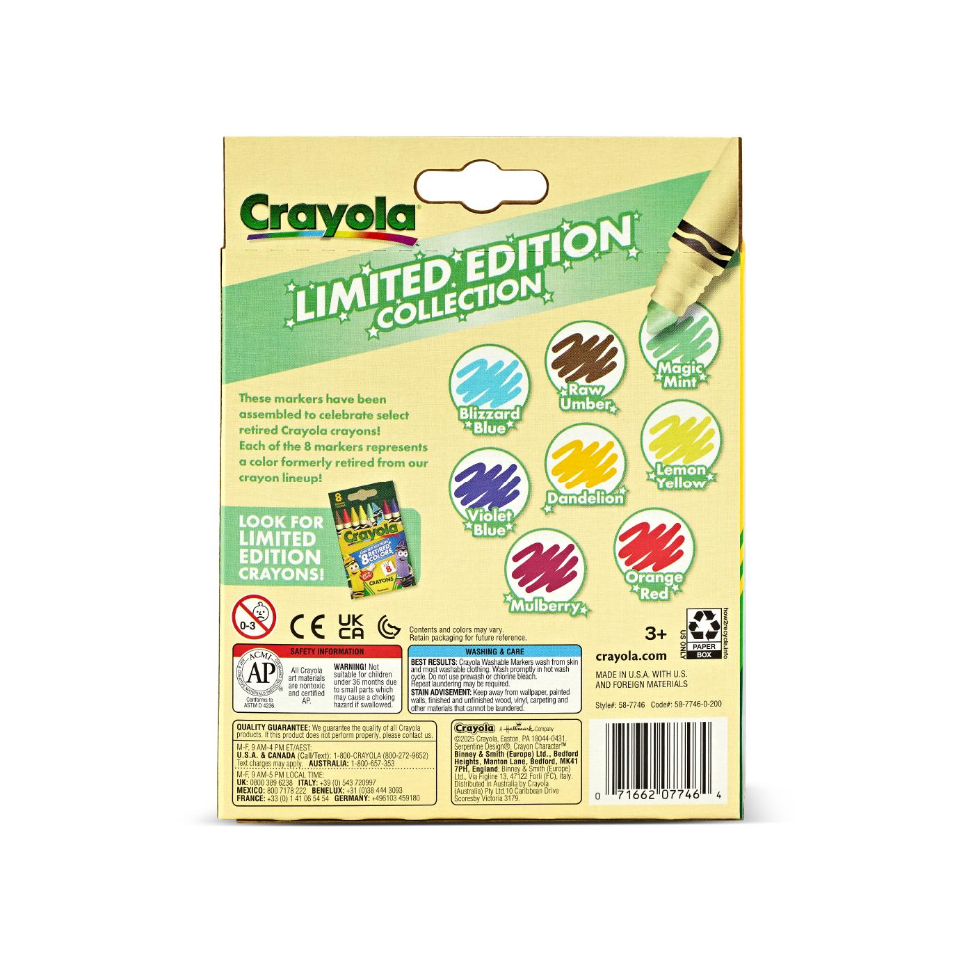 Limited Edition Retired Markers, 8 Count