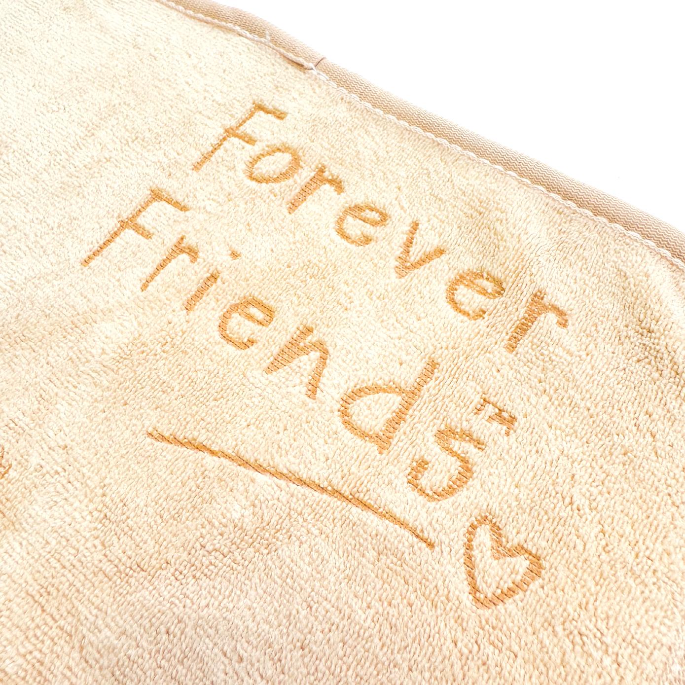 Forever Friends 面巾 - 米色 (30x30cm)