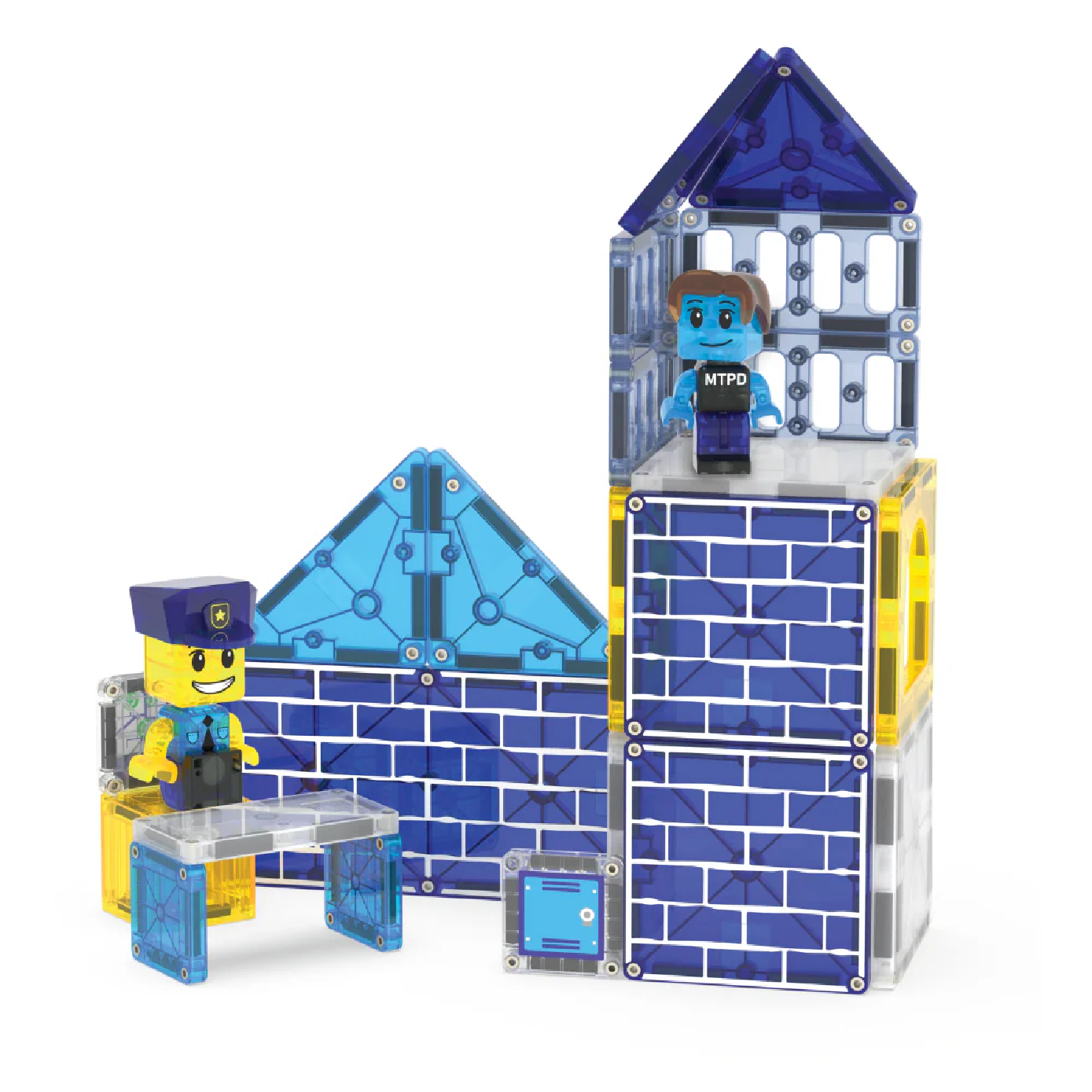 MAGT-252035PS@MAGNA-TILES Police Station