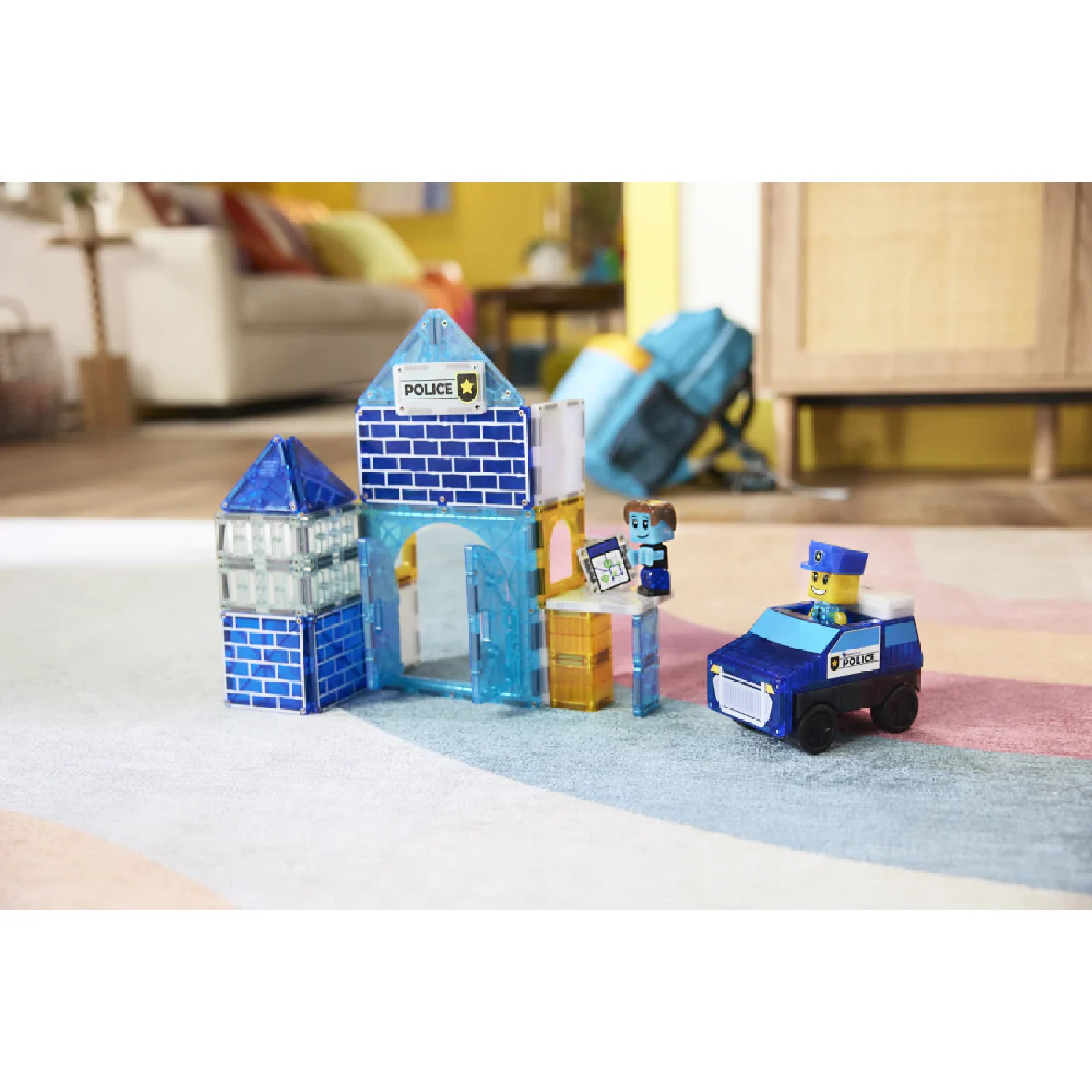 MAGT-252035PS@MAGNA-TILES Police Station