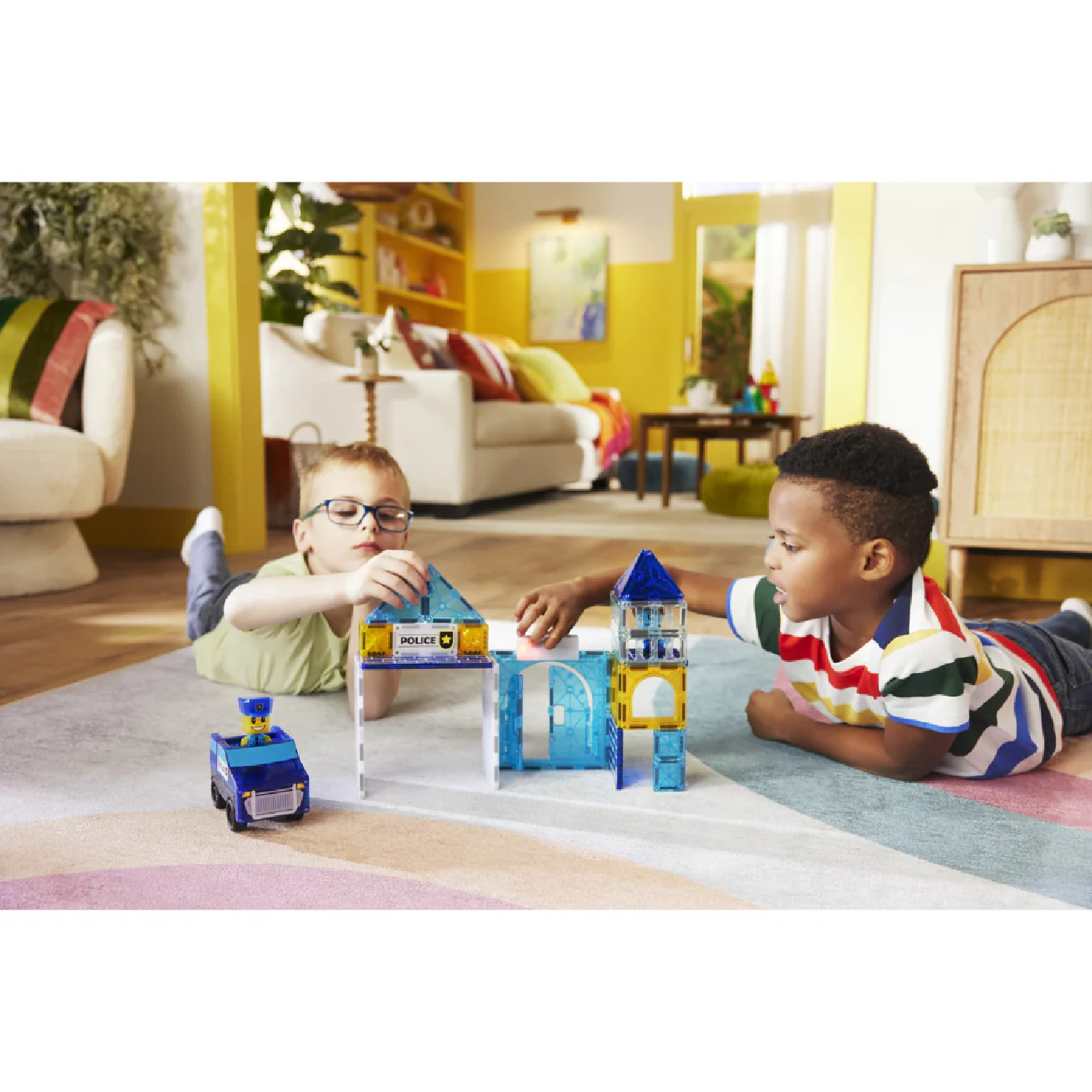 MAGT-252035PS@MAGNA-TILES Police Station