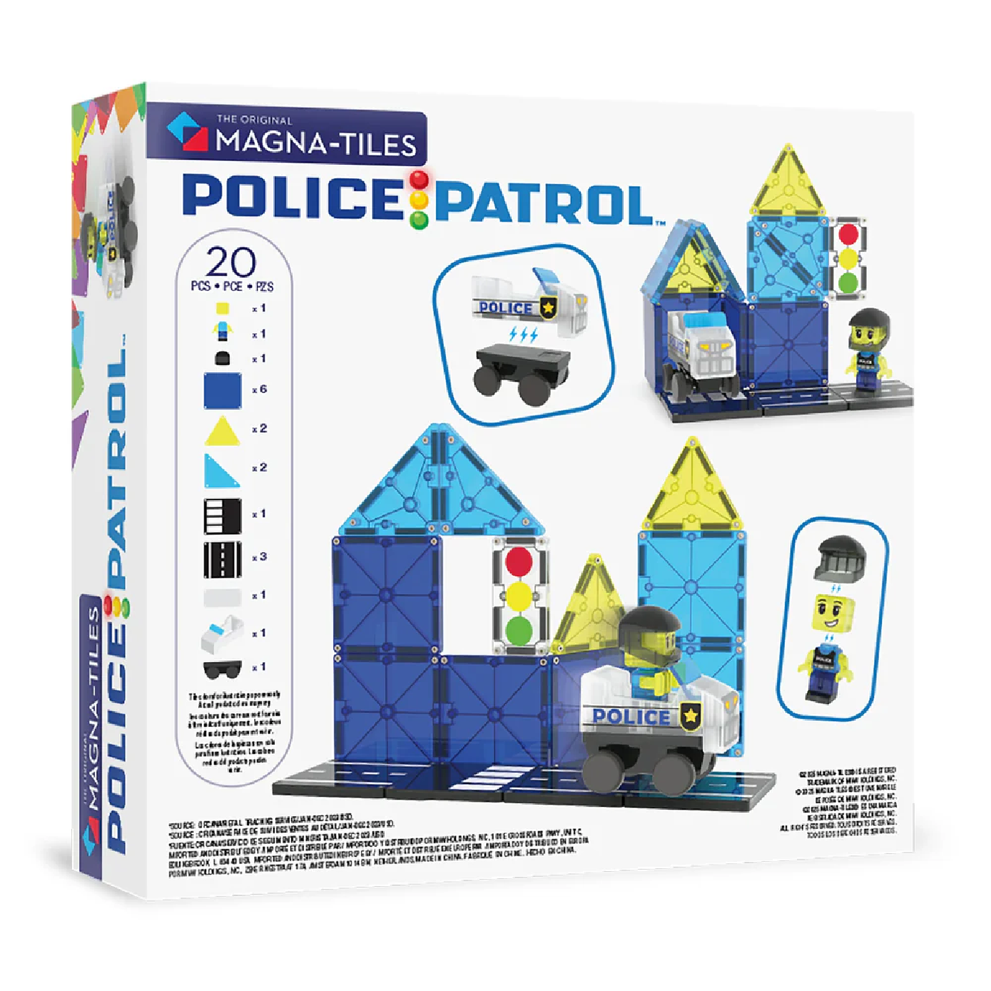 MAGT-252020PO@MAGNA-TILES Police Patrol