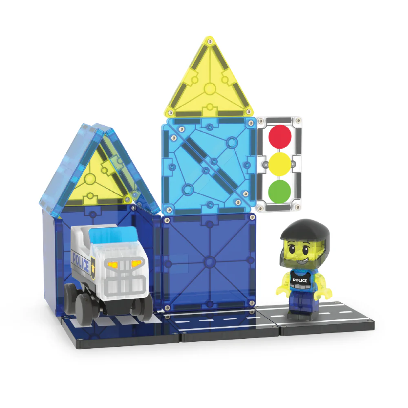 MAGT-252020PO@MAGNA-TILES Police Patrol