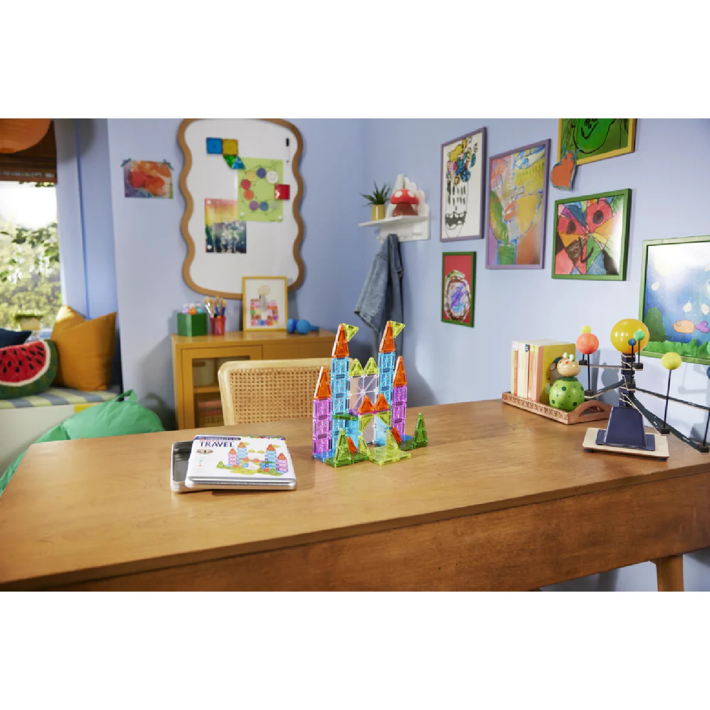 MAGT-254055TS@MAGNA-TILES MicroMAGS Travel Set Deluxe