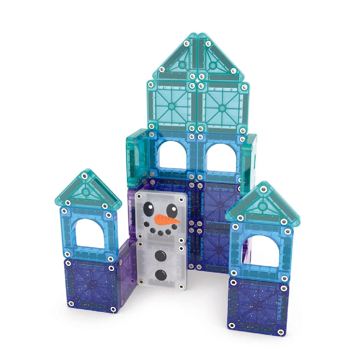 MAGNA-TILES microMAGS 26 Piece Winter Wonder Travel Set