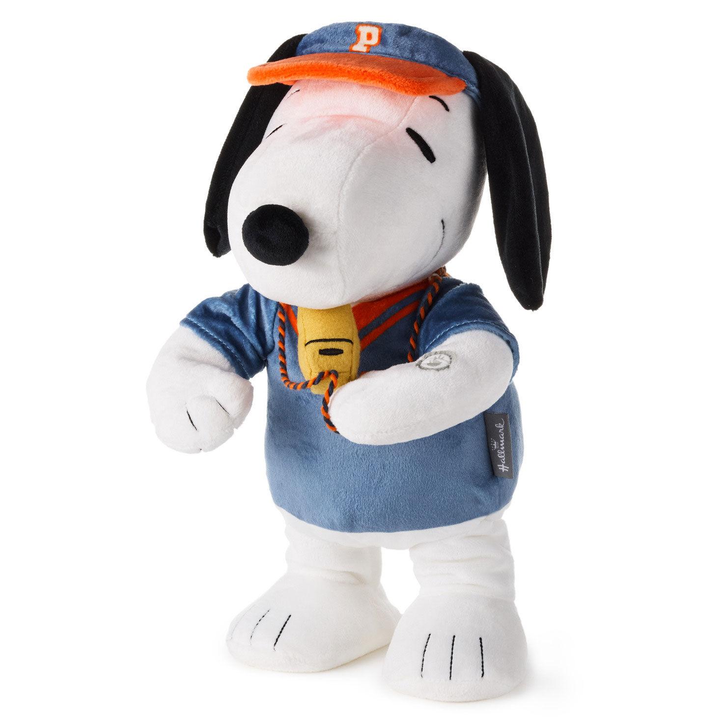Peanuts Coach Snoopy Plush with Sound and Motion