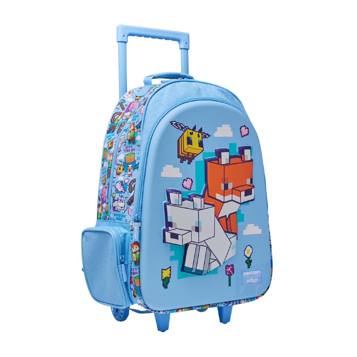 Minecraft Trolley Backpack(BLUE)