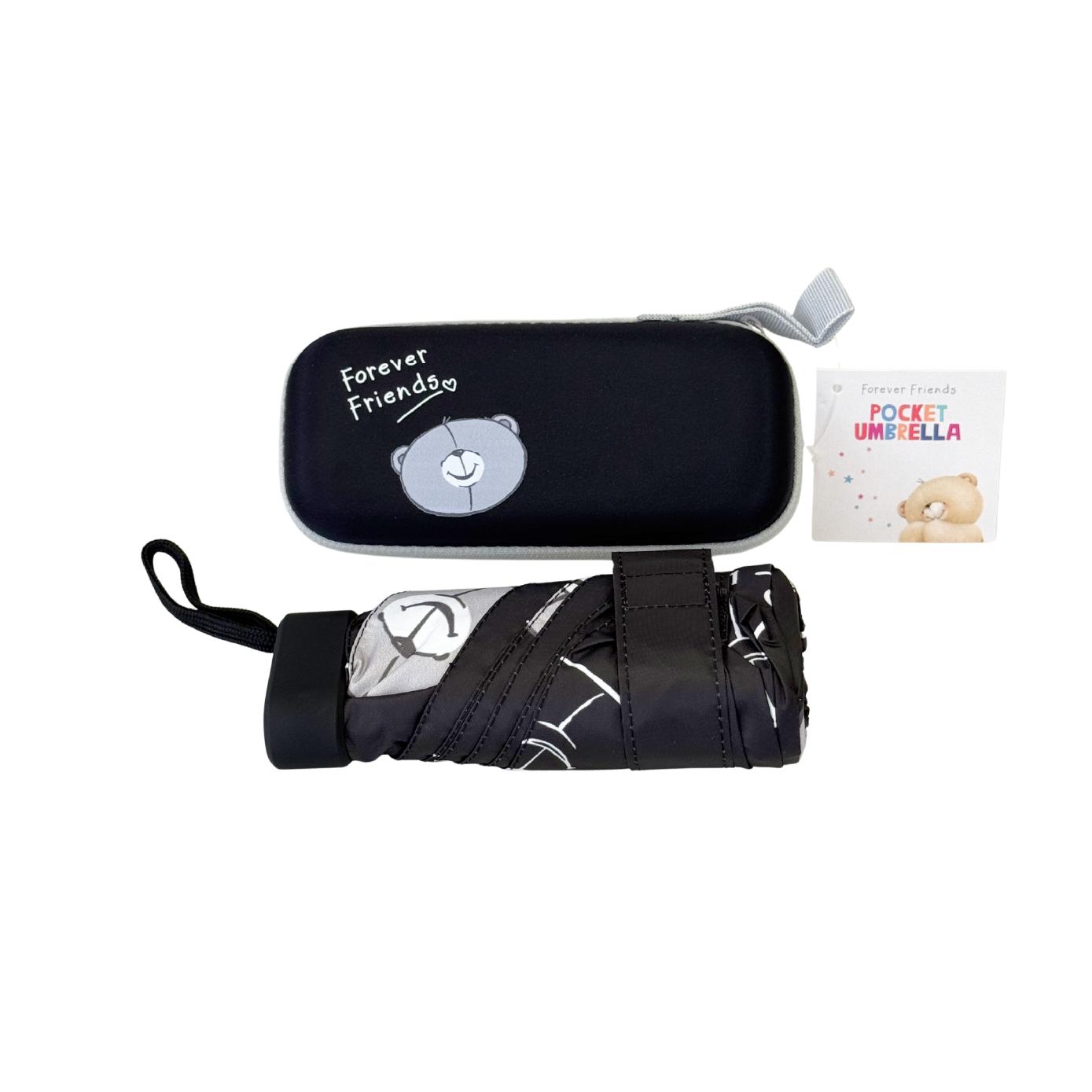 Forever Friends Pocket Umbrella (Black)