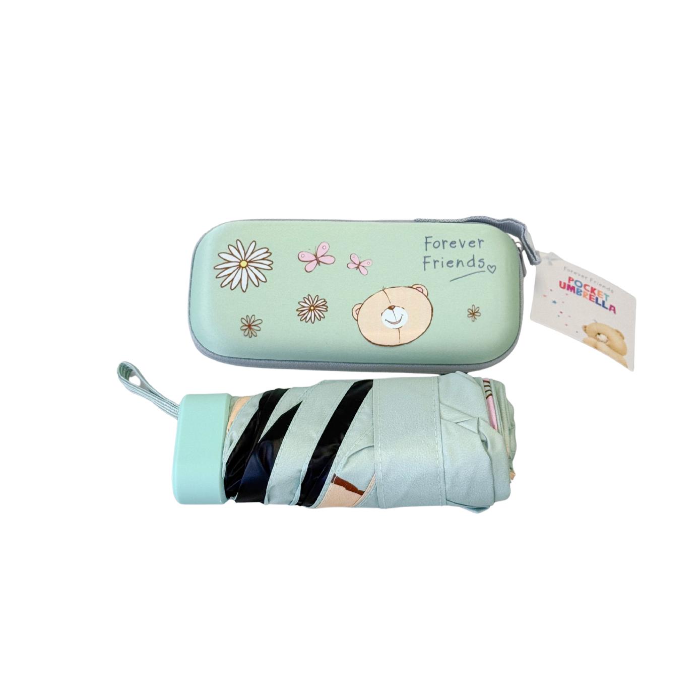 Forever Friends Pocket Umbrella (Green)